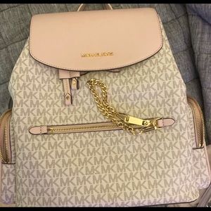 MICHEAL KORS ROSE GOLD BAG/PURSE